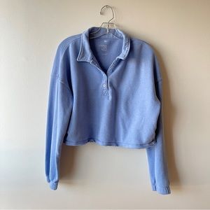 So Lounge Polo Matching Sweats Set Blue Size Medium